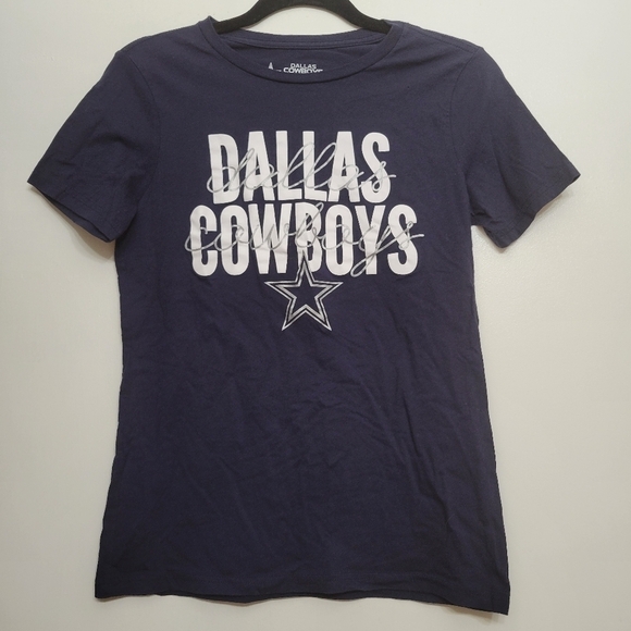 Dallas Cowboys Authentic Womens Small Navy Blue T-shirt - Picture 1 of 4